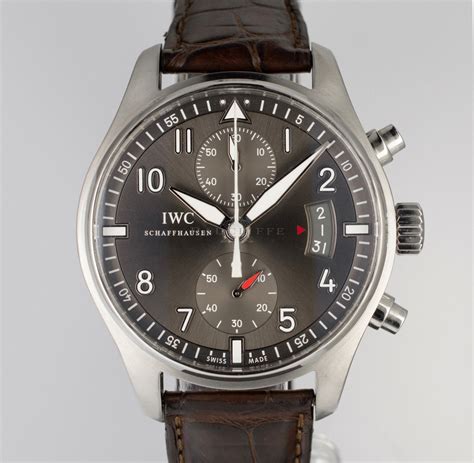 iwc spitfire chronograph 3878|pilot watch chronograph iwc.